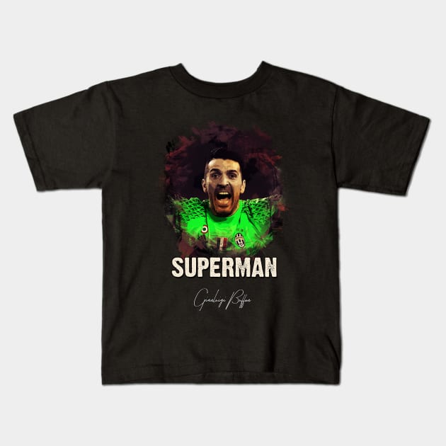 Gigi Buffon - The LEGEND Kids T-Shirt by Naumovski